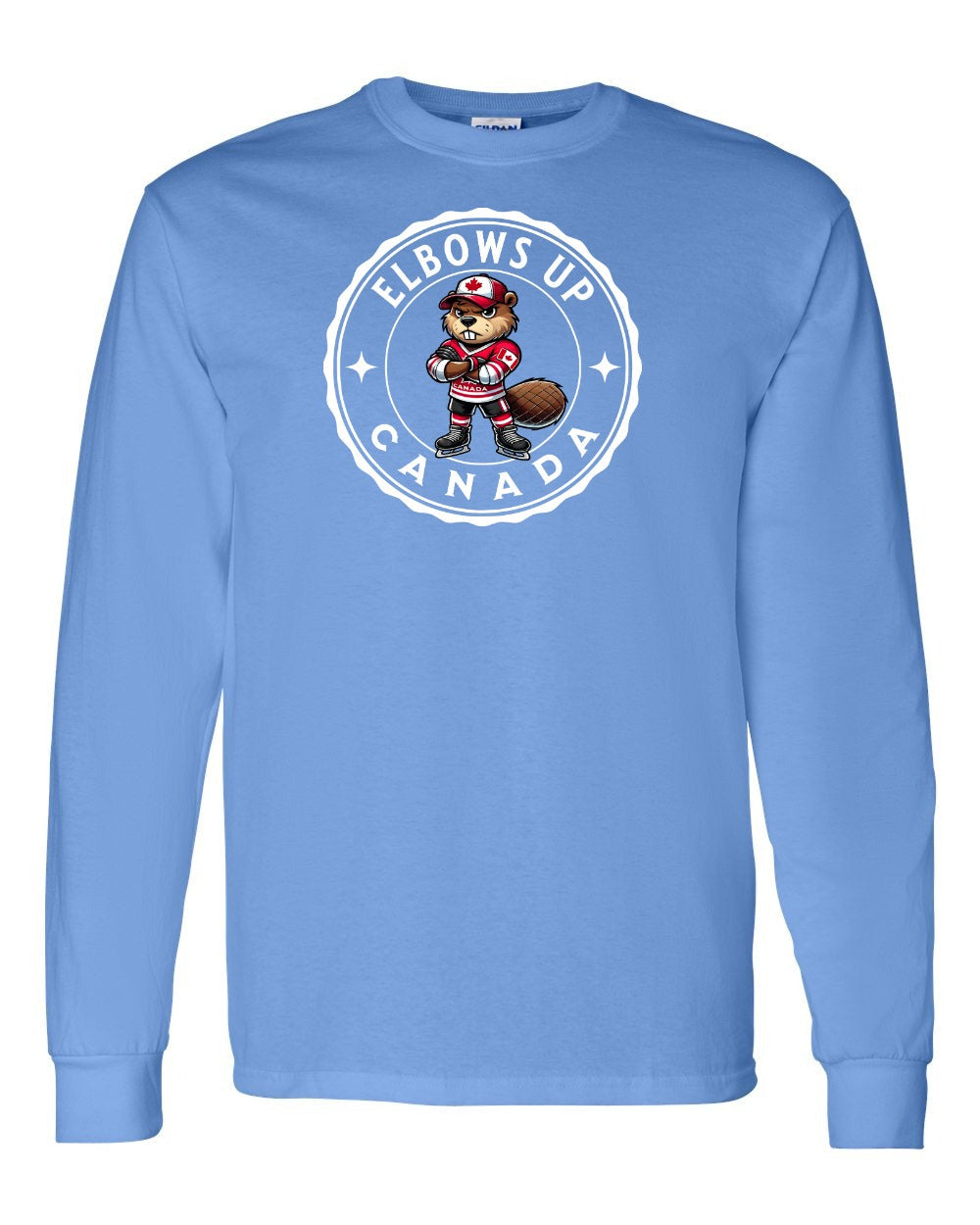 Elbows up Beaver Long Sleeve - Gildan Canada (sewn Internationally) - Unisex