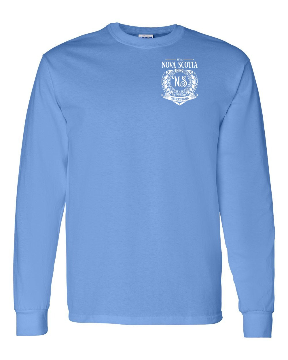 It's  A Nova Scotia Thing Left Chest Long Sleeve Tee