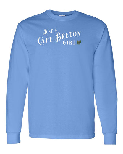 Just a Cape Breton Girl Tartan Full Long Sleeve Tee