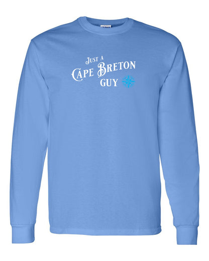 Just a Cape Breton Guy blue Full Long Sleeve Tee