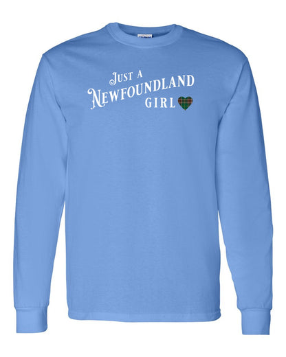 Just a Newfoundland Girl Tartan Full Long Sleeve