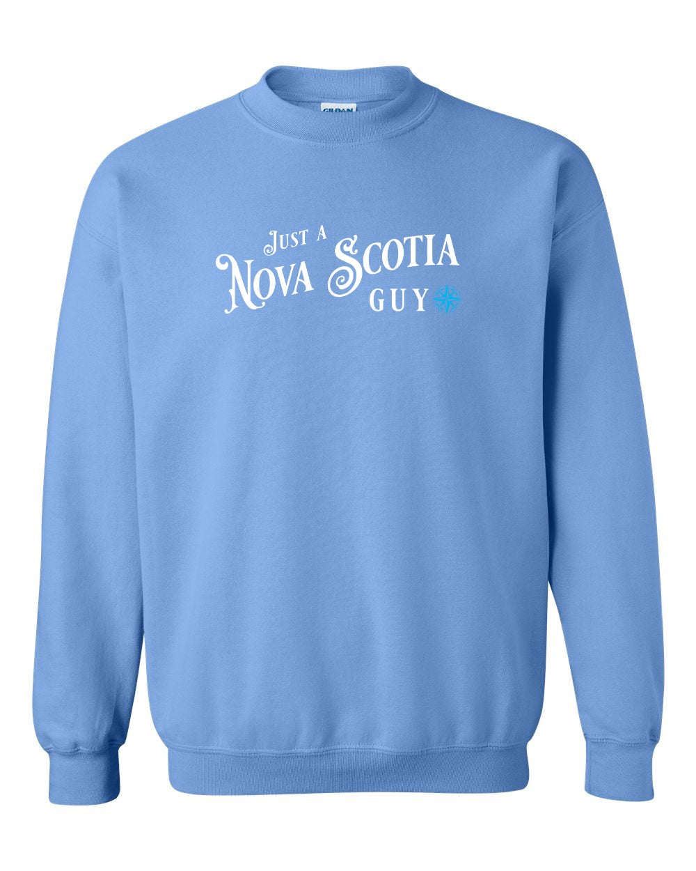 Just a Nova Scotia Guy blue Full crew-neck