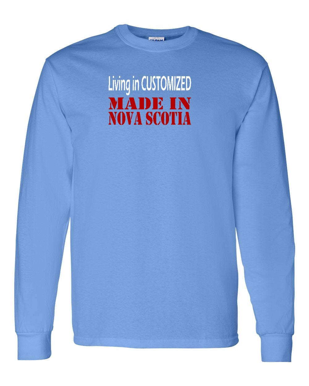 Living in Custom Made in NS Long Sleeve Tee - Unisex