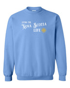 Living the NS Life yellow Crewneck Sweatshirt - Unisex