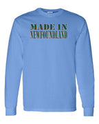Made In NFLD ( Tartan Lettering) Long Sleeve - Unisex