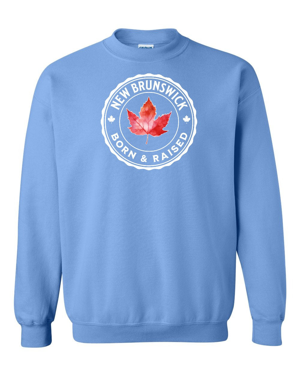 Born and Raised NB Crewneck Sweatshirt - Gildan Canada (sewn Internationally) - Unisex