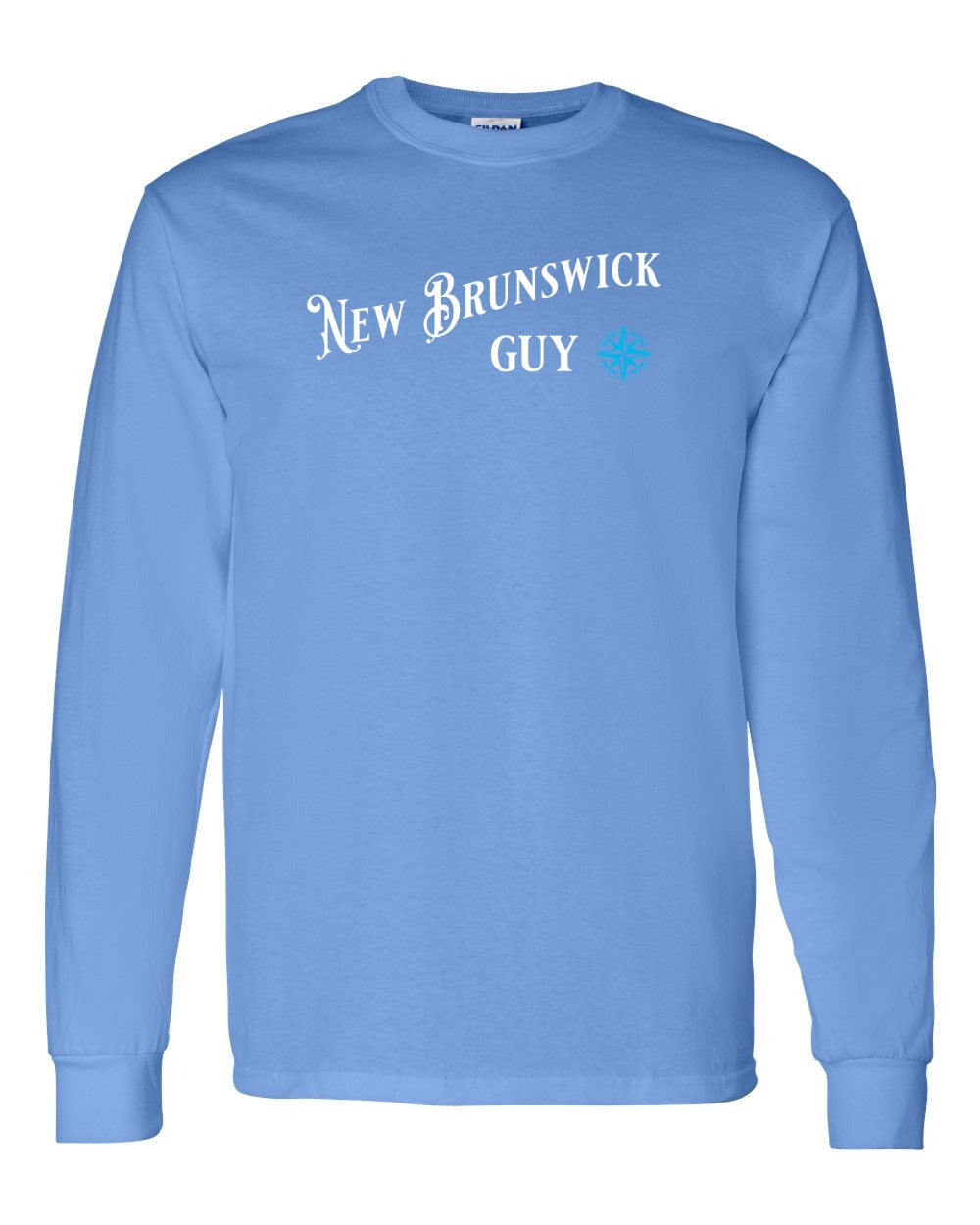 New Brunswick Guy blue Full Long Sleeve Tee