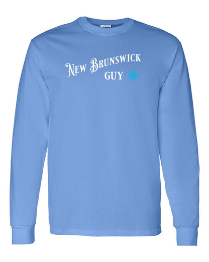 New Brunswick Guy blue Full Long Sleeve Tee
