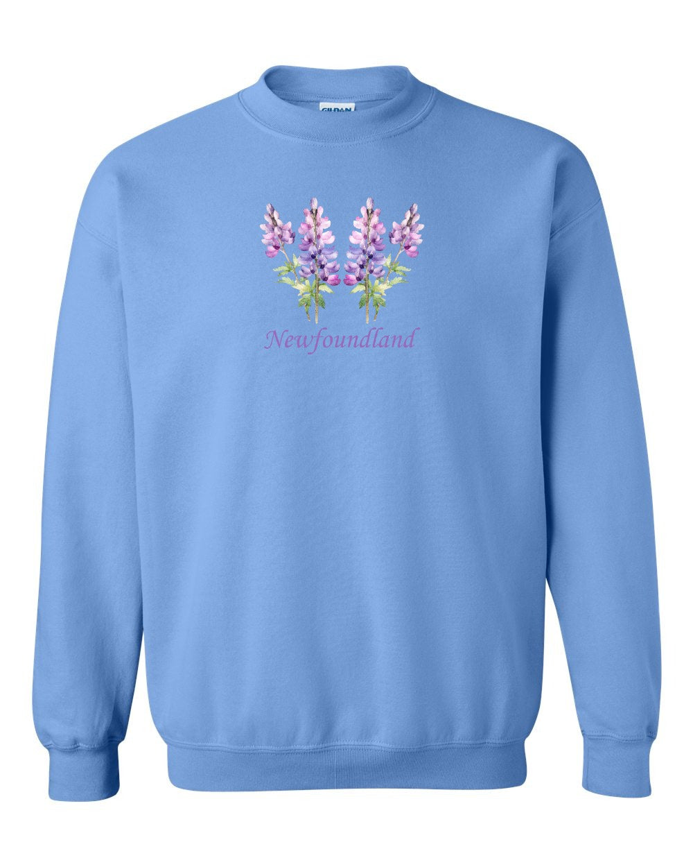 Newfoundland Lupins Full Crewneck Sweatshirt