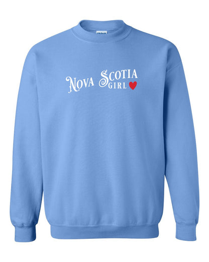 Nova Scotia Girl Red Heart Full crew-neck