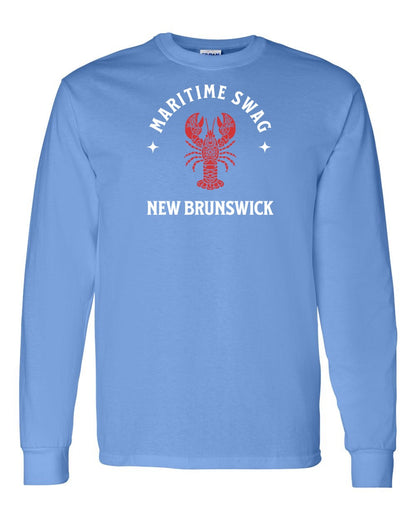 Maritime Swag New Brunswick Mandala Red Lobster Full Long Sleeve Tee