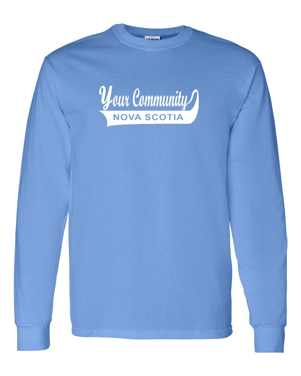 Custom Your Community Swoop (NS) Long Sleeve Tee - Unisex