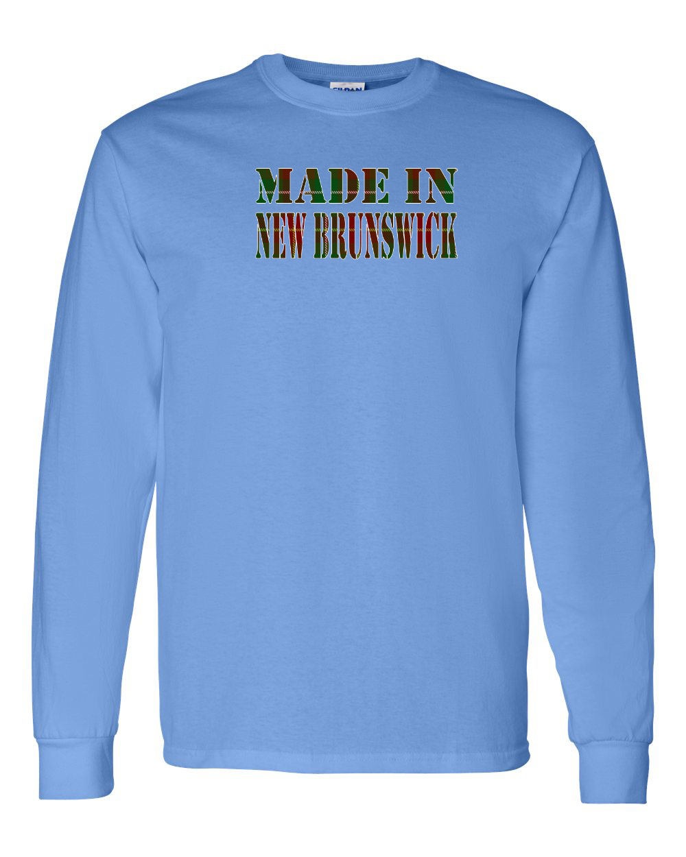Made In NB ( Tartan Lettering) Long Sleeve Tee - Unisex