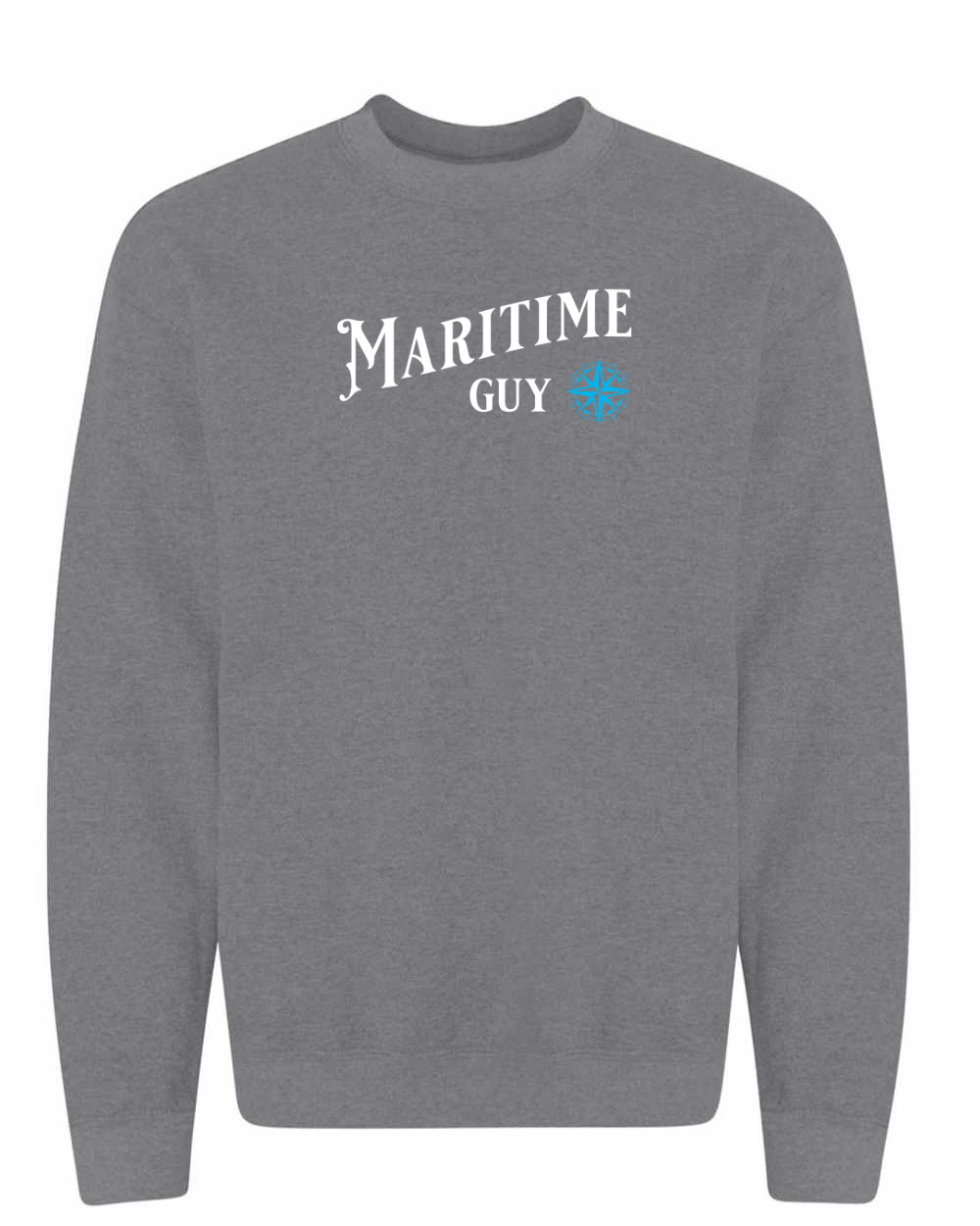 Maritime Guy Blue Crewneck Sweatshirt - Unisex