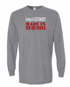 Living in Custom Made in NB Long Sleeve Tee - Unisex