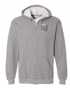 Maritime Serenity Zip Hoodie - Unisex