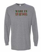 Made In NB ( Tartan Lettering) Long Sleeve Tee - Unisex
