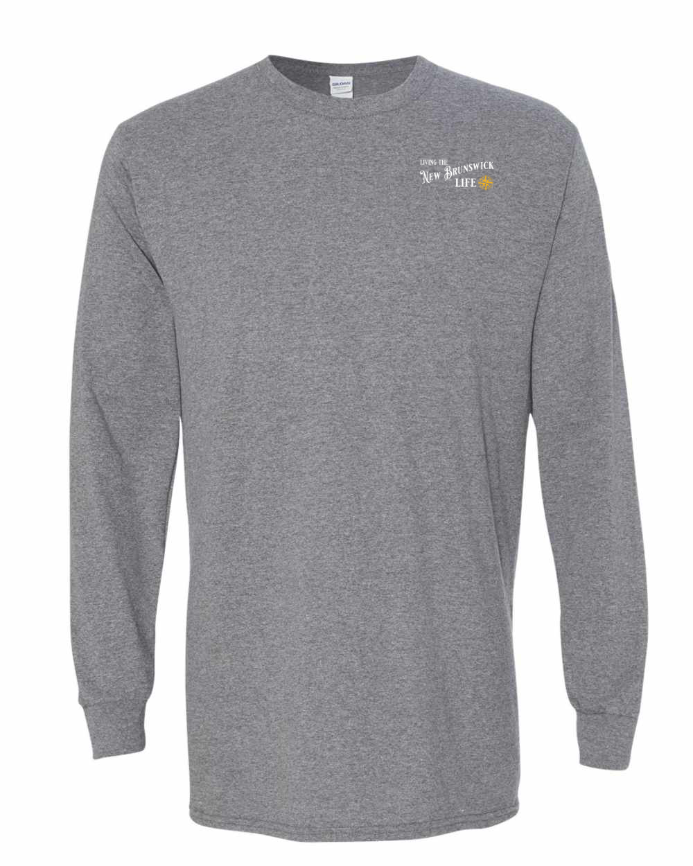Living the NB Life yellow Left Chest Long Sleeve Tee - Unisex