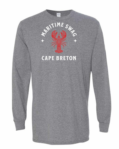 Maritime Swag Cape Breton Mandala Red Lobster Full Long Sleeve Tee