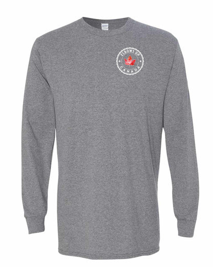 Elbows up Leaf Left Chest and Back Long Sleeve
