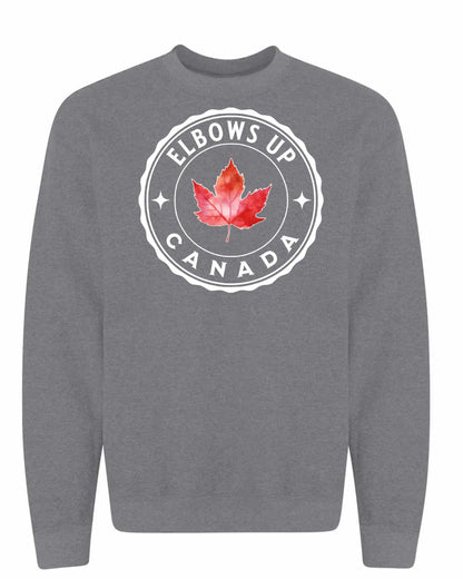 Elbows up Leaf Full Crewneck