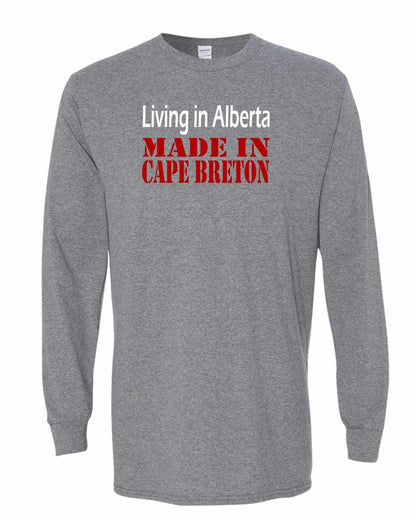 Living Alberta Made in Cape Breton Full Long Sleeve Tee