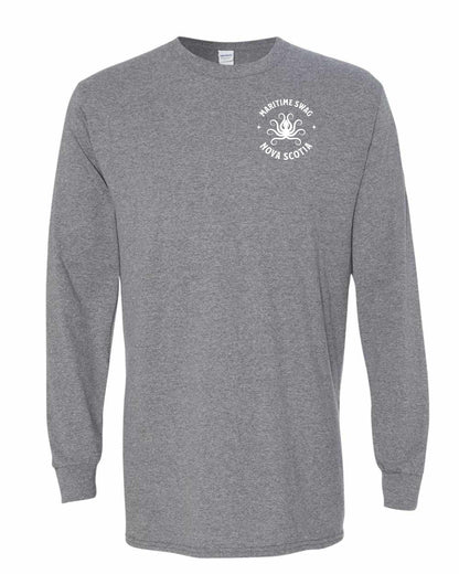 Maritime Swag Nova Scotia Octopus Left Chest Long Sleeve Tee