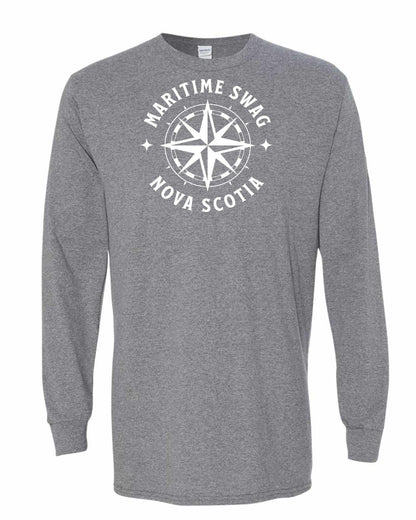 Maritime Swag Nova Scotia Compass Full Long Sleeve Tee