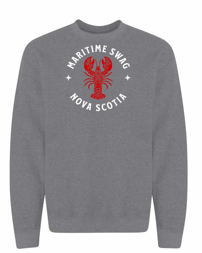Maritime Swag Nova Scotia Mandala Red Lobster Full crew-neck