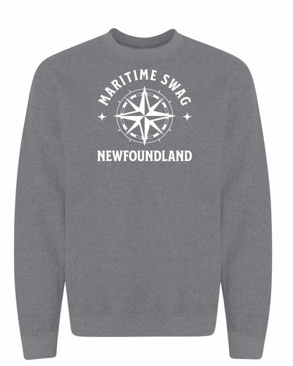 Maritime Swag Newfoundland Compass Full Crewneck Sweatshirt