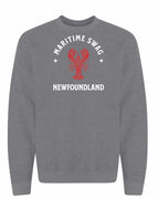 Maritime Swag NFLD Mandala Red Lobster Crewneck Sweatshirt - Unisex