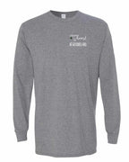 A piece of My heart in NFLD Tartan Heart Left Chest and Back Long Sleeve - Unisex