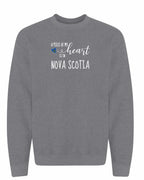 A piece of My heart in NS Tartan Heart Crewneck Sweatshirt - Unisex