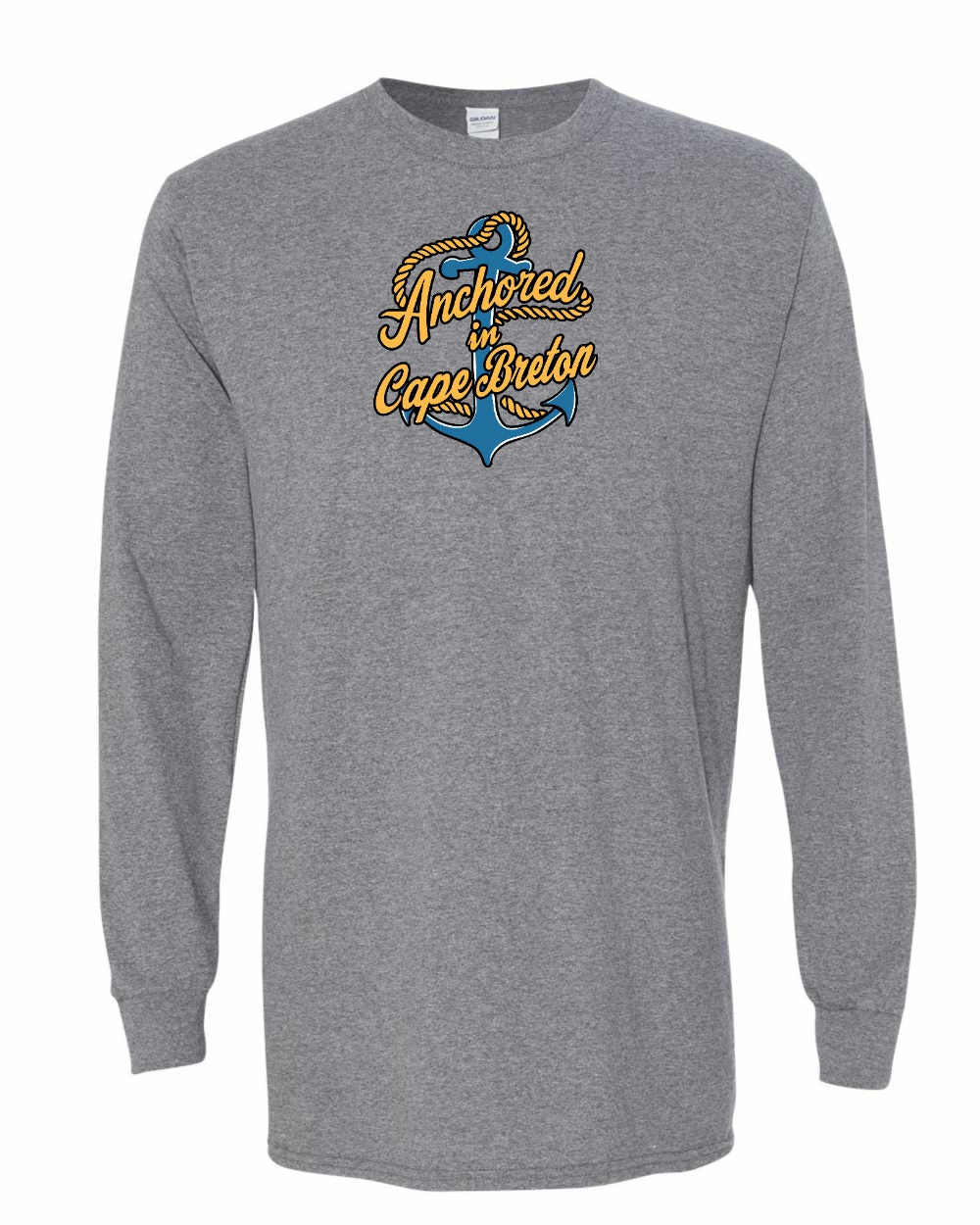 Anchored in Cape Breton (New Design) Full Long Sleeve Tee
