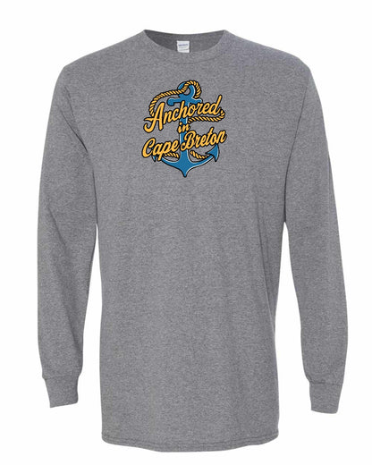 Anchored in Cape Breton (New Design) Full Long Sleeve Tee