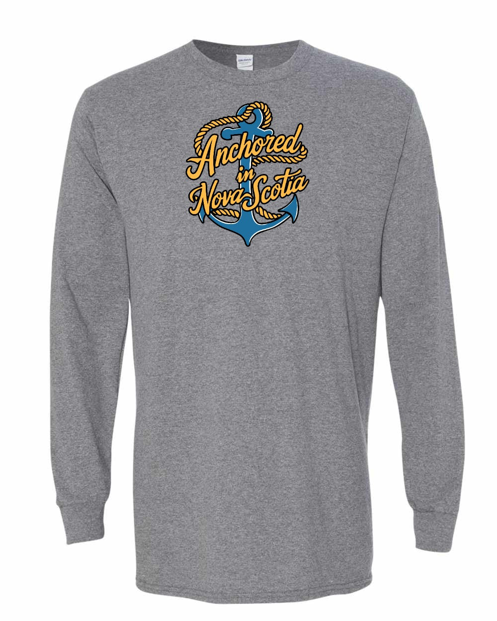 Anchored in Nova Scotia (New Design) Full Long Sleeve Tee