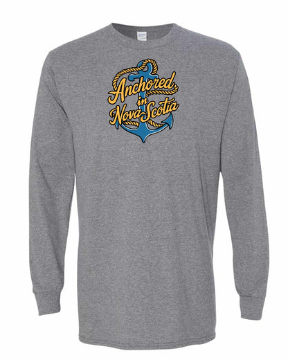 Anchored in Nova Scotia (New Design) Full Long Sleeve Tee