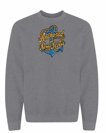 Anchored in Nova Scotia (New Design) Full crew-neck
