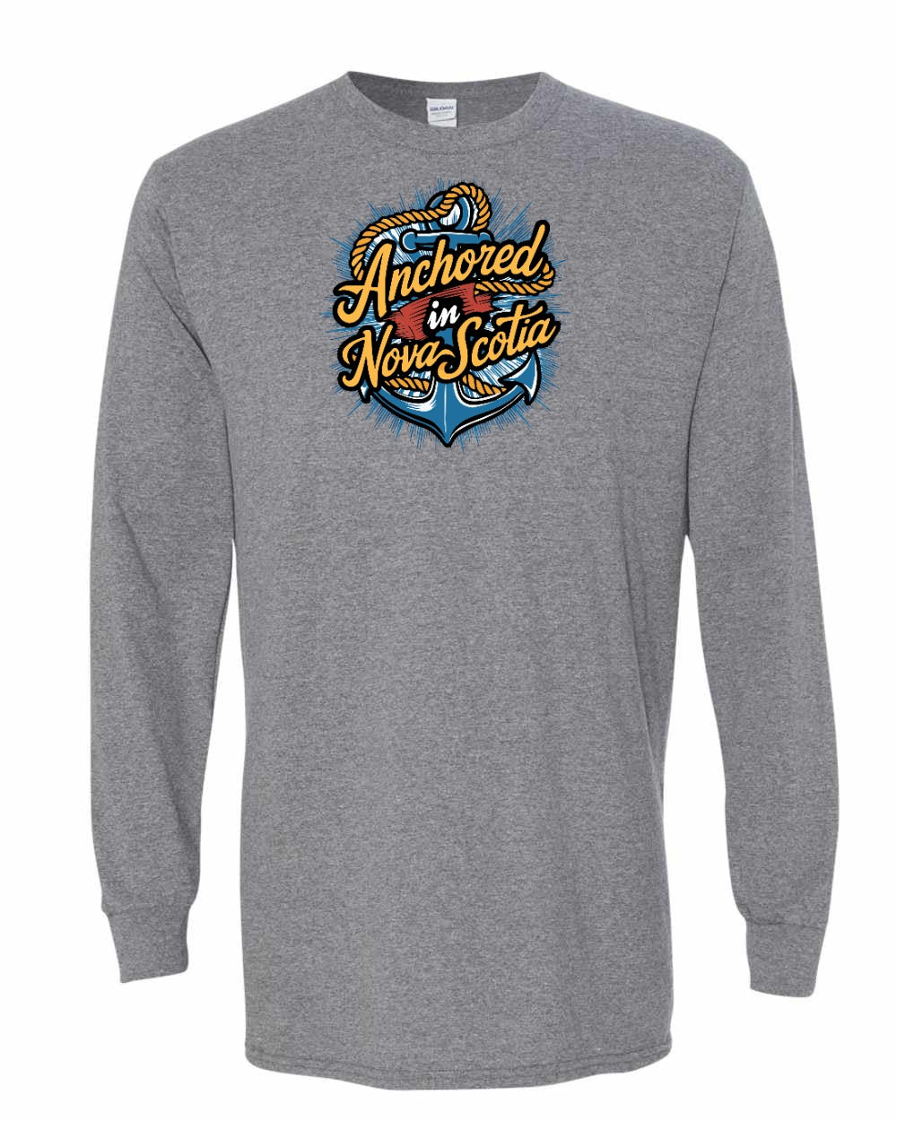 Anchored In Nova Scotia (Old Design) Full Long Sleeve Tee
