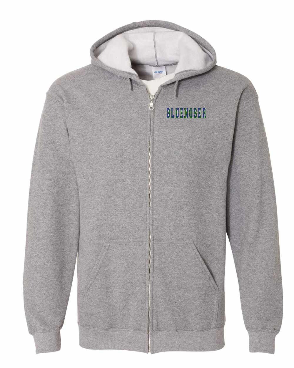 Bluenoser Left Chest and Back Zip Hoodie - Unisex