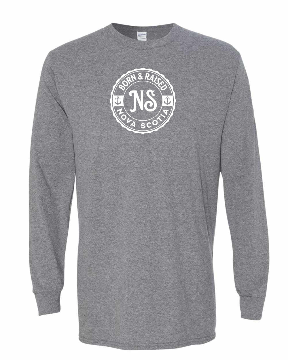 Born & Raised Nova Scotia Full Long Sleeve Tee