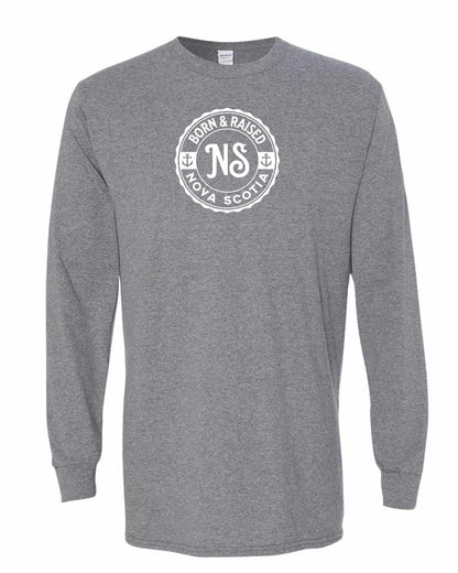 Born & Raised Nova Scotia Full Long Sleeve Tee