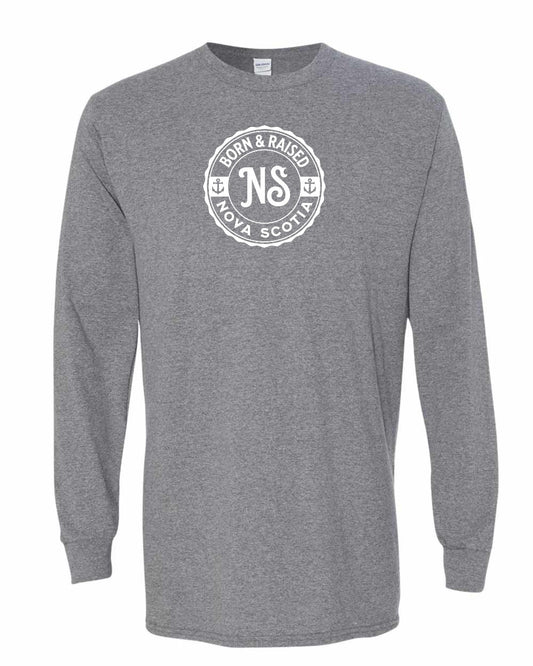 Born & Raised Nova Scotia Full Long Sleeve Tee