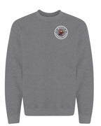 Built Canada Tough Male Beaver Left Chest and Back Crewneck Sweatshirt - Gildan Canada (sewn Internationally) - Unisex