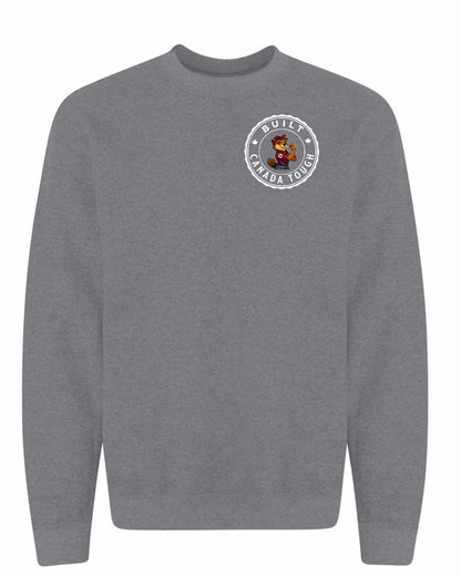 Built Canada Tough Rosie Flex Left Chest and Back Crewneck