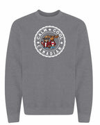 Calm Cool Moose and Beaver Crewneck Sweatshirt - Gildan Canada (sewn Internationally) - Unisex