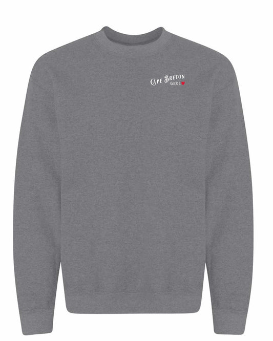 Cape Breton Girl Left Chest Crewneck Sweatshirt