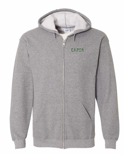 Caper Left Chest and Back Zip Hoodie