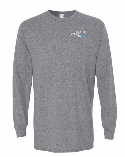 Cape Breton Guy blue Left Chest Long Sleeve Tee