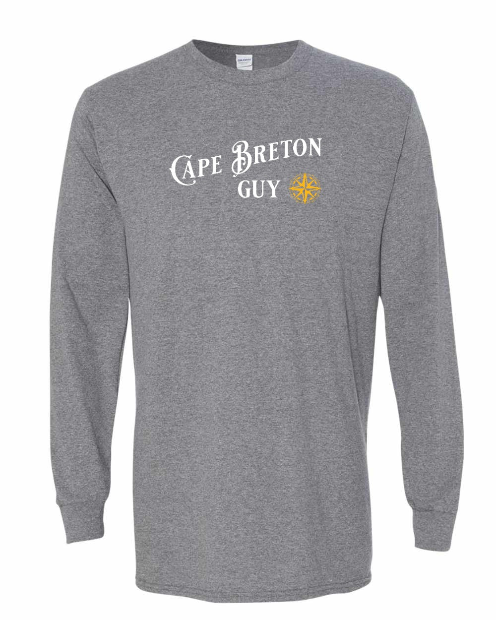Cape Breton Guy yellow Full Long Sleeve Tee